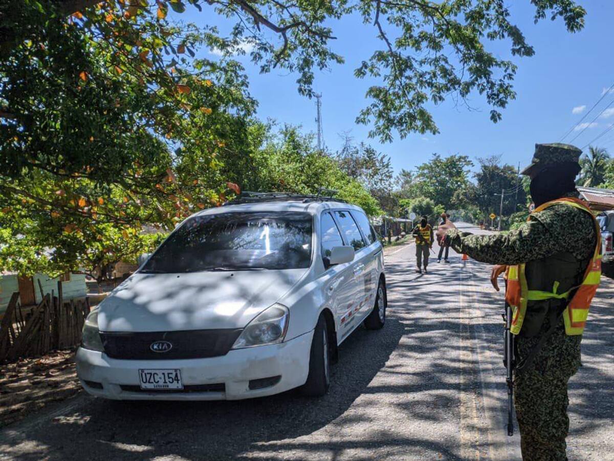 Armada apoyará controles de seguridad en Bolívar durante plan retorno