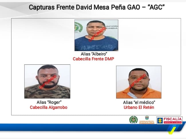 Policía Magdalena neutraliza el narcotráfico, la extorsión y homicidios con captura de AGC