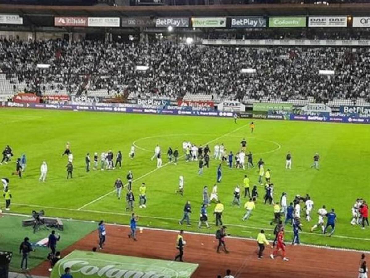 Dos imputados por daños a patrullas de Policía en disturbios cerca al estadio Palogrande