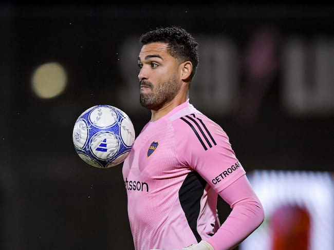Álvaro Montero en su juego ante Deportivo Riestra con Boca Juniors. (Photo by Marcelo Endelli/Getty Images)