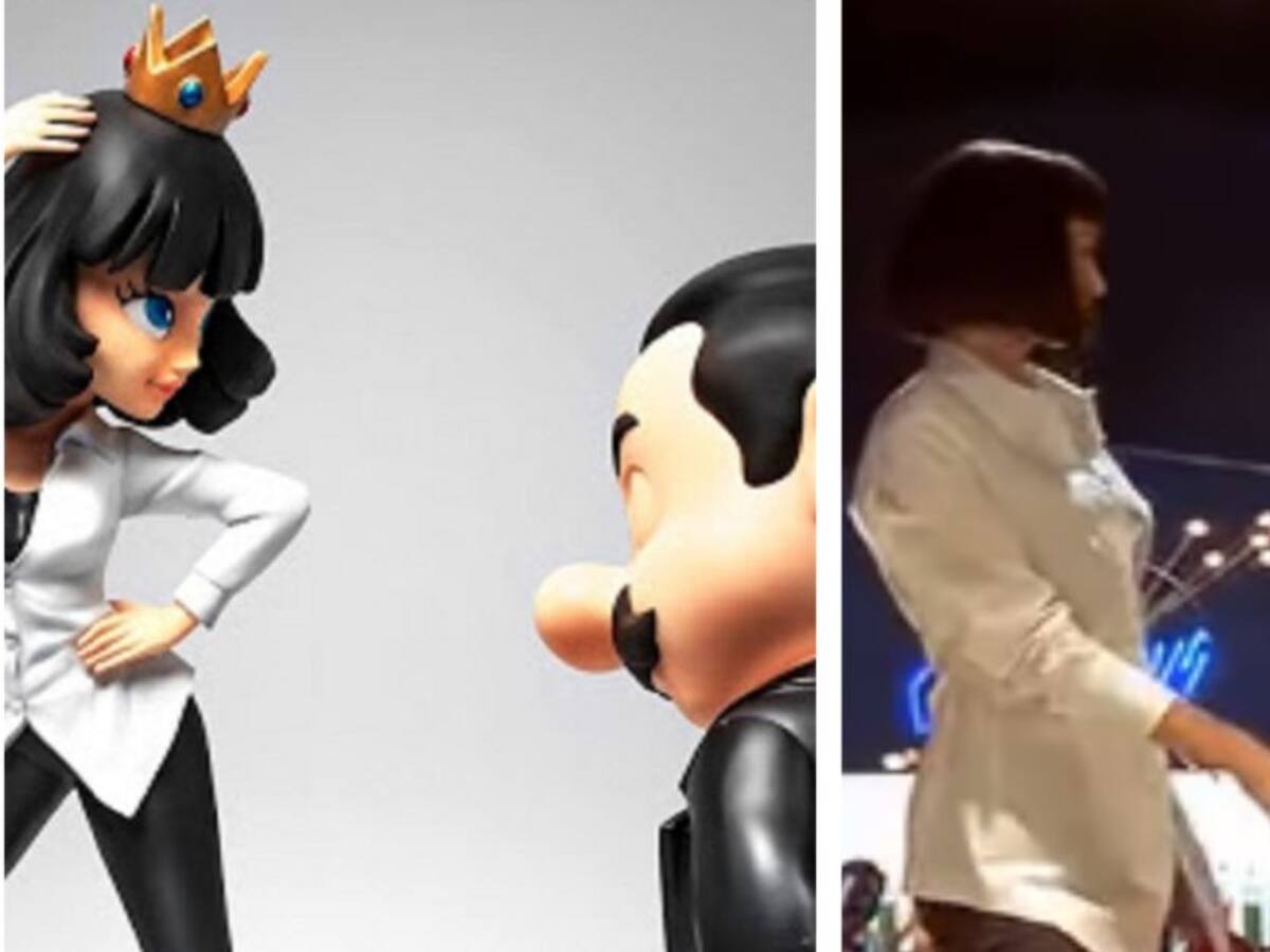 Dos mundos: escena de ‘Pulp Fiction’ será recreada con figuras de Mario