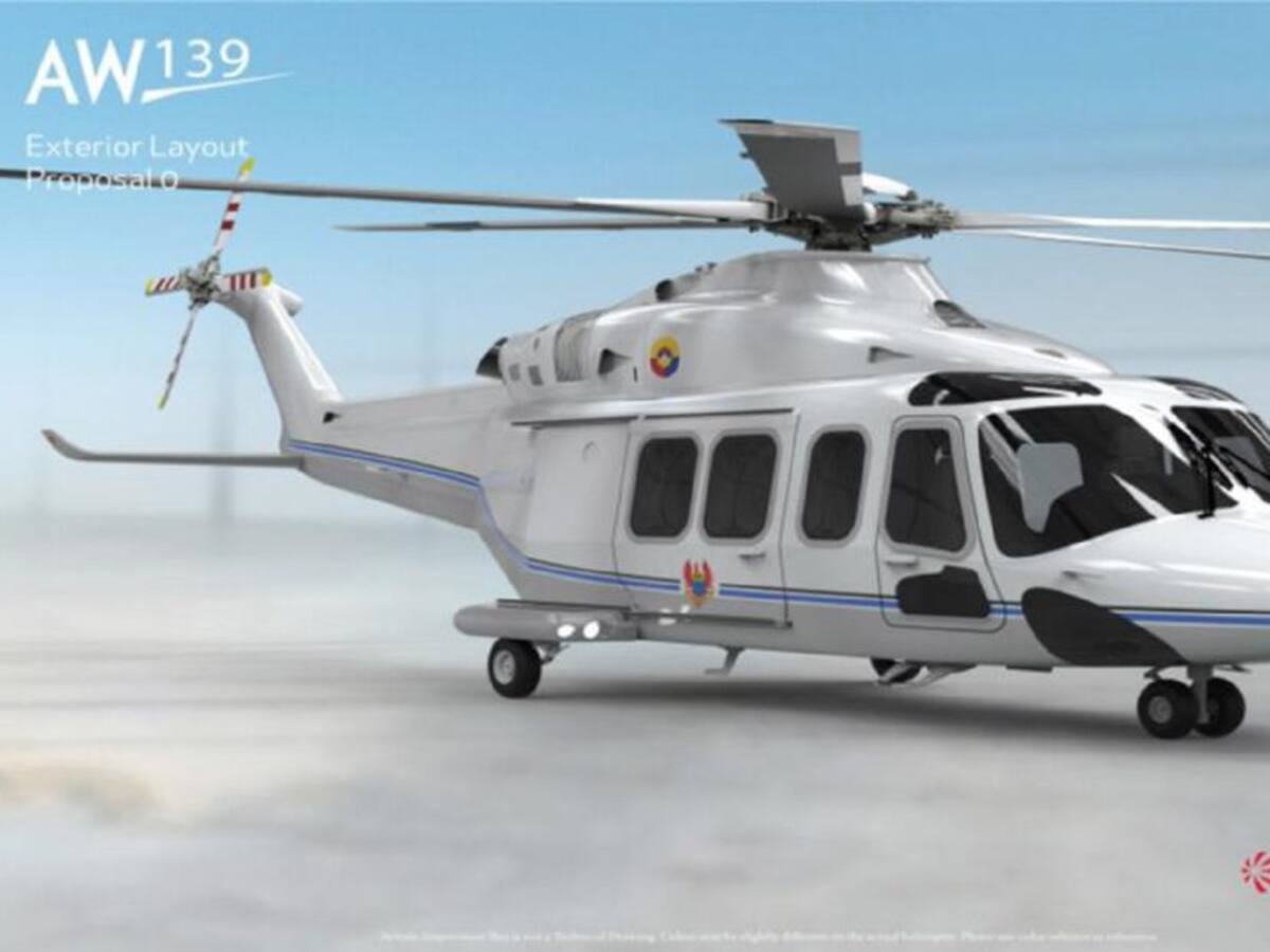 Así es el nuevo helicóptero presidencial adquirido por la FAC