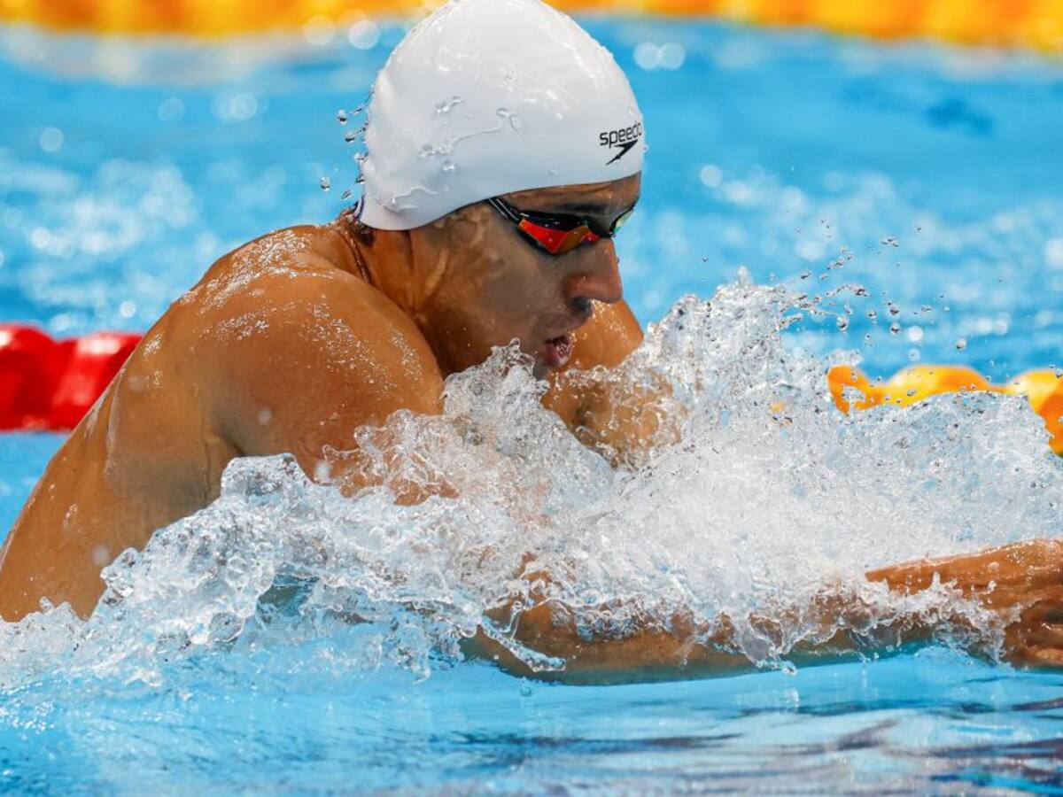 Jorge Murillo terminó sexto en su serie de eliminación de los 200 m pecho