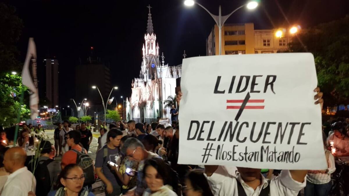 El mensaje fue claro y el rechazo masivo. Velatón en Cali. 