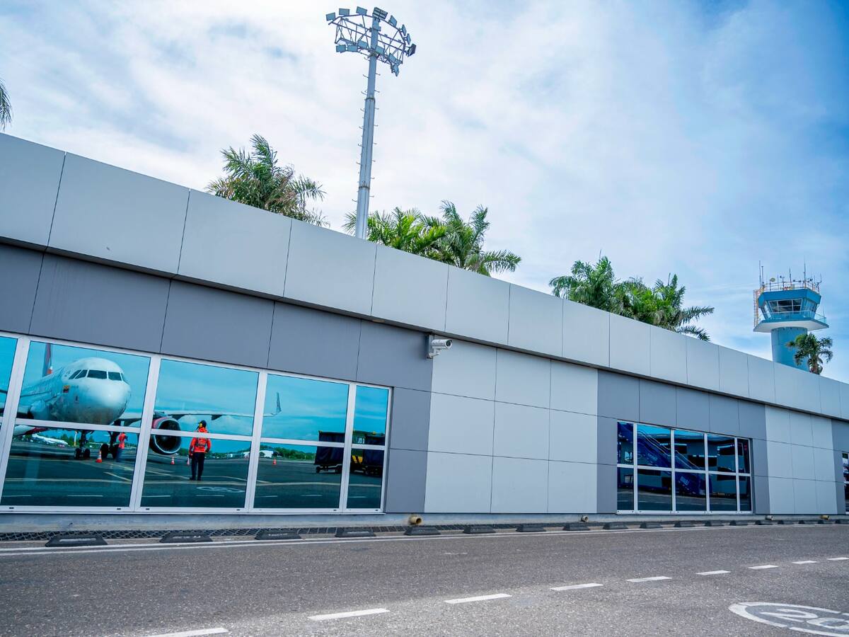 Aeropuerto de Cartagena reportó alza en movimiento de pasajeros