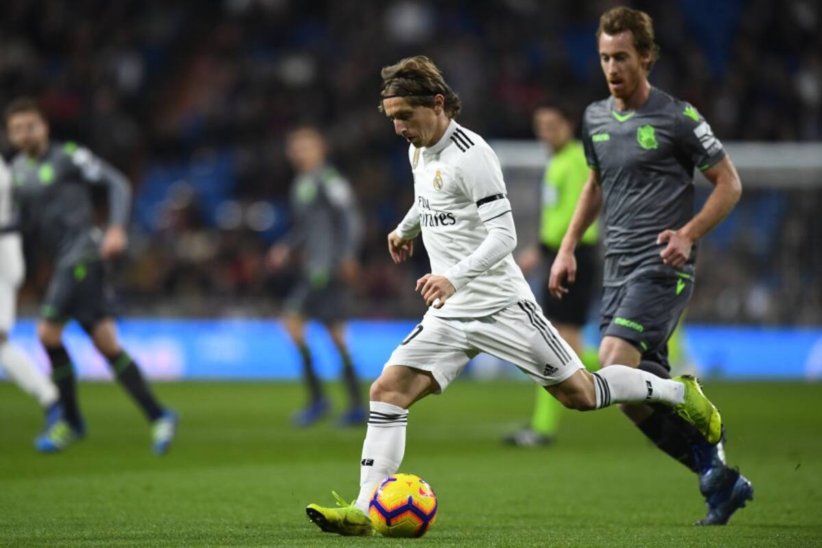 Luka Modric, mediocentro del Real Madrid.