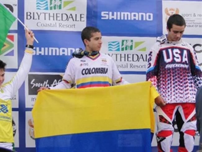 Carlos Ramírez sub campeón mundial junior de bicicross