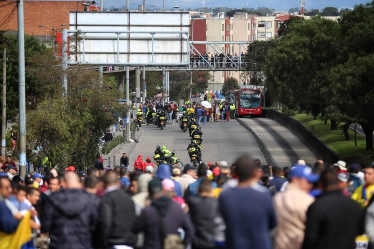 Vías de Bogotá están invadidas de protestantes
