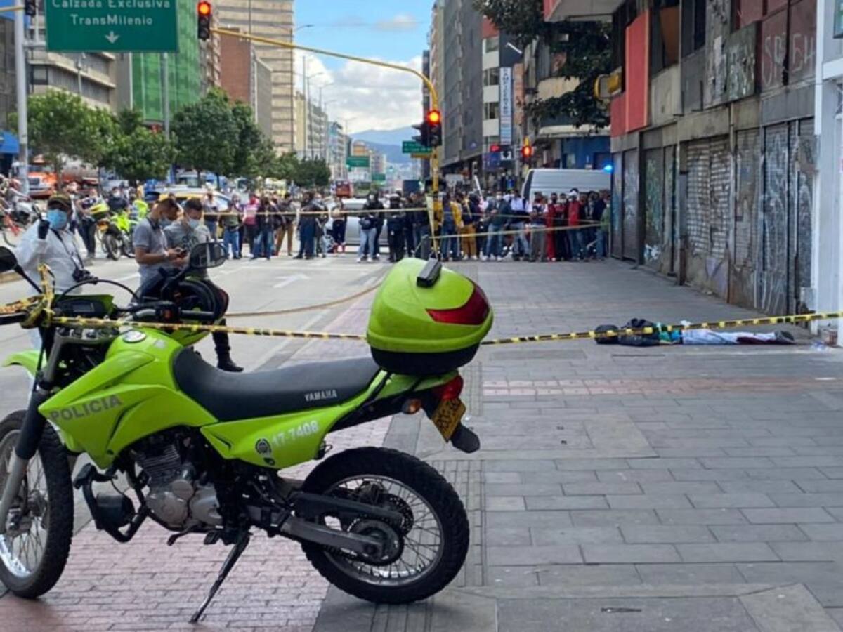 Tiroteo en el centro de Bogotá deja un muerto y tres heridos