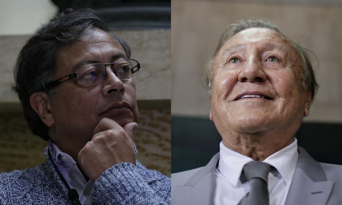 Gustavo Petro asegurón que no tendría ningún problema con las condiciones expuestas por el candidato Rodolfo Hernández para la organización de un debate. Fotos: Colprensa.