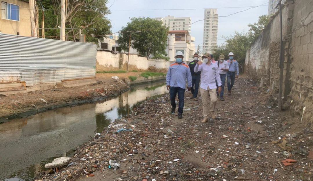 El director de Cardique realizó un recorrido de inspección por algunas de las obras que adelanta la corporación en su jurisdicción