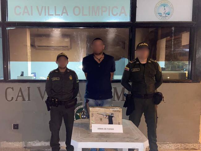 En 24 horas, Policía capturó a cuatro personas por porte ilegal de armas de fuego