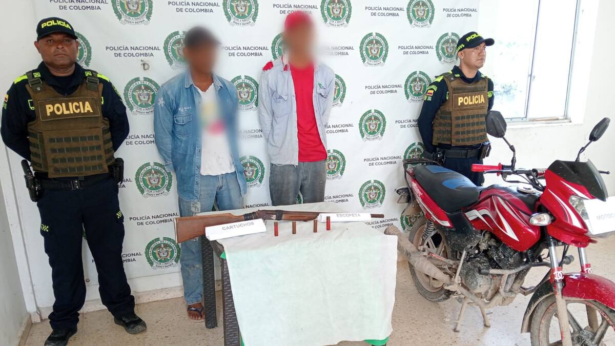 Capturan a ‘Los Elmer’ con escopeta que usarían para cazar conejos en Bolívar