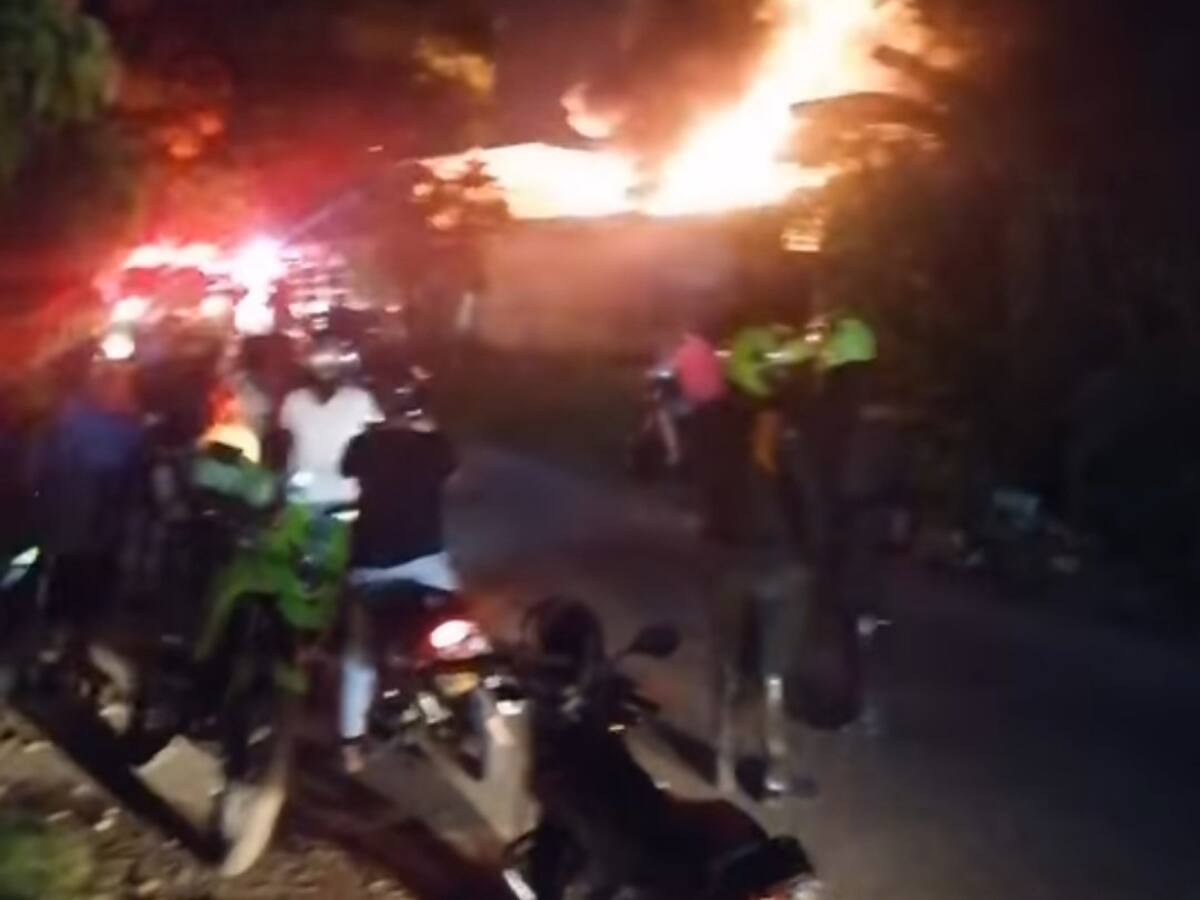 Emergencia por explosión en Barrancabermeja