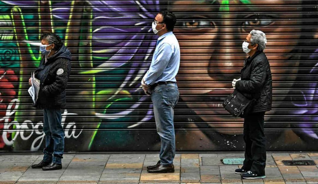 Fila bancos y corresponsales en pandemia 