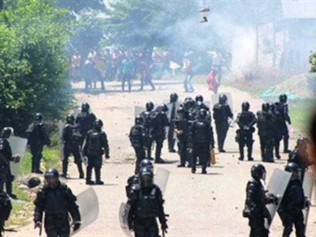 ONU exige a la Policía moderar uso de la fuerza durante protestas de paro agrario