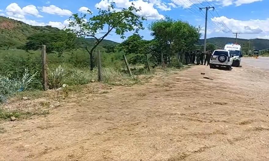Autoridades en El Pórtico, zona rural de Cúcuta
