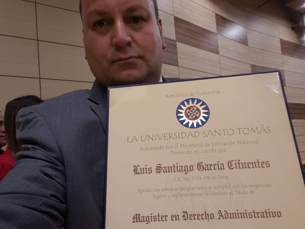 Luis Santiago García Cifuentes, nuevo director del Colegio de Boyacá