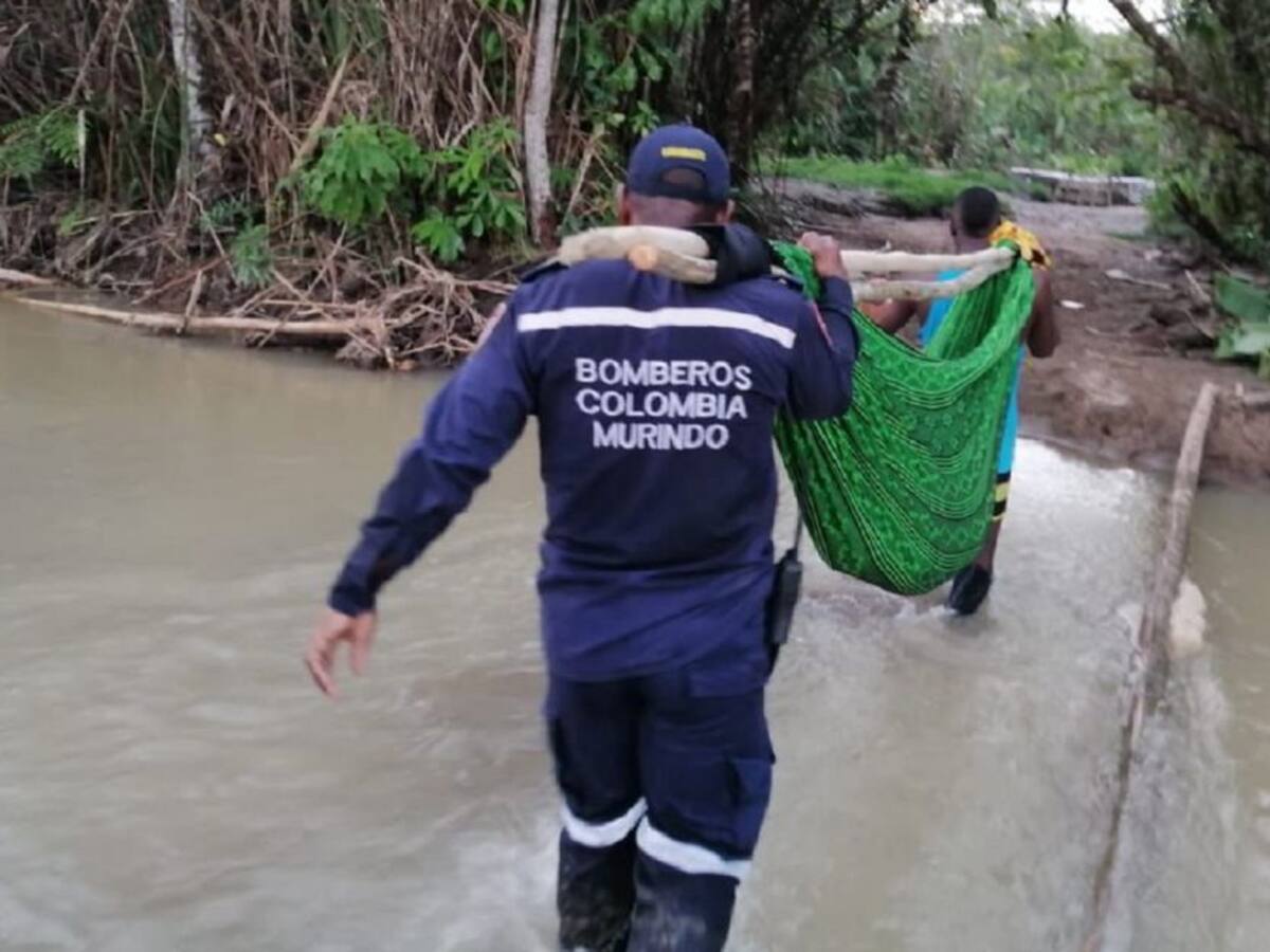 Una recién nacida murió por la obstrucción del río Murindó
