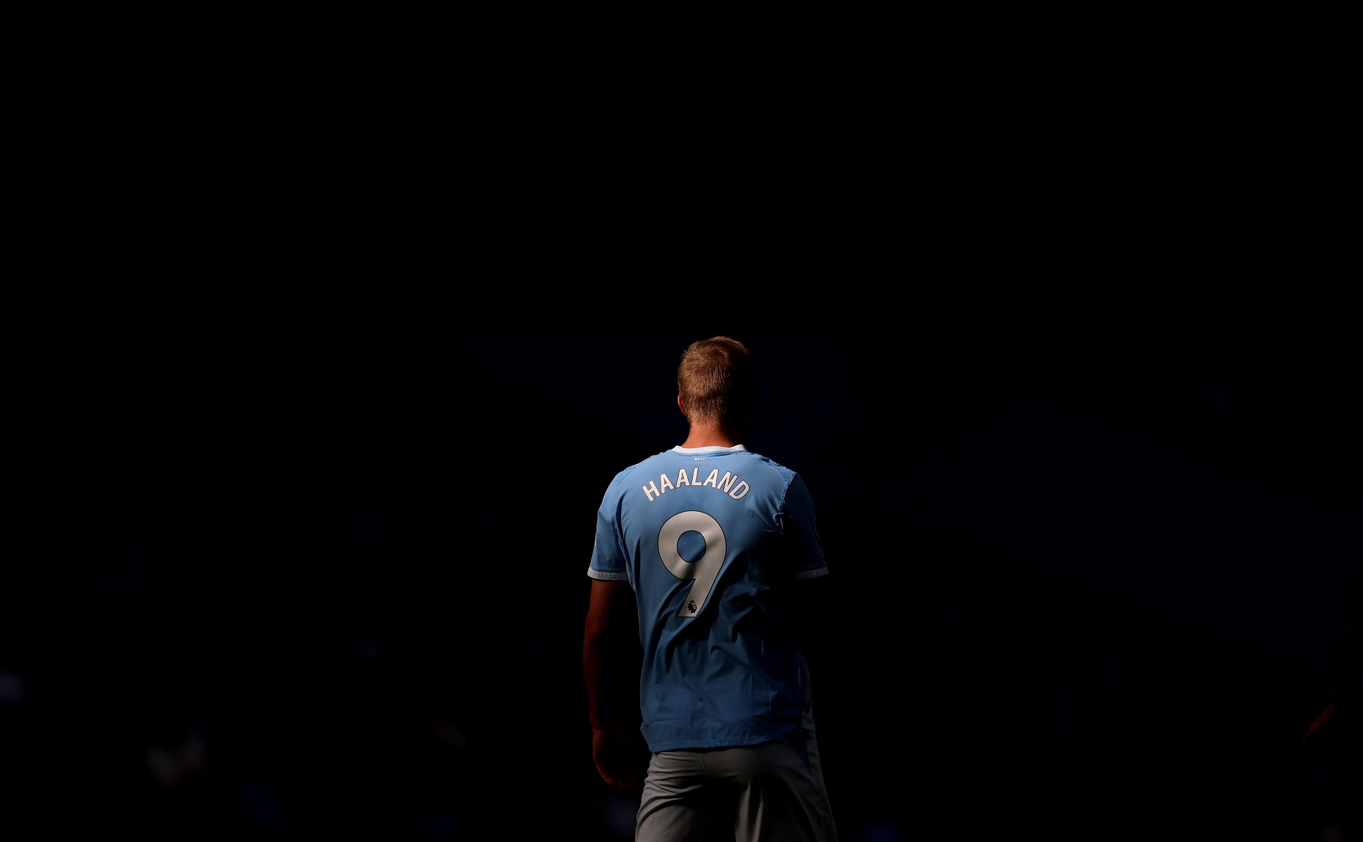 Erling Haaland, gran figura del Manchester City. (Photo by Carl Recine/Getty Images)