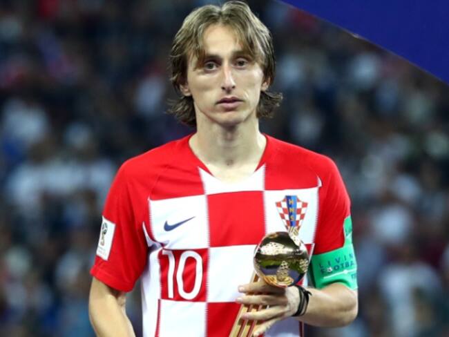 Luka Modric se quedó con el balón de oro del Mundial