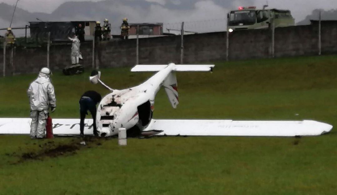 Ultraliviano accidentado