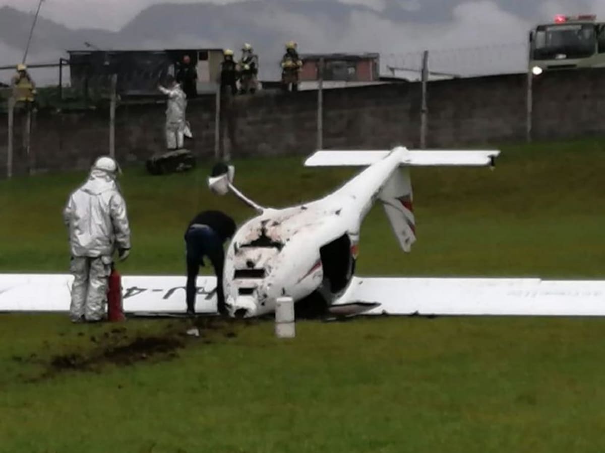 Ultraliviano se salió de la pista del aeropuerto La Nubia de Manizales