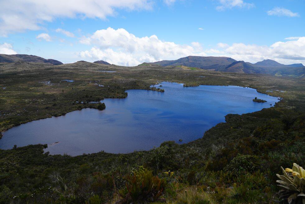 La laguna Verde, ubicada en lo más alto de Tausa, es la encargada de que parte de la población del norte de Bogotá tenga agua. Allí nace el río que más surte al embalse del Neusa