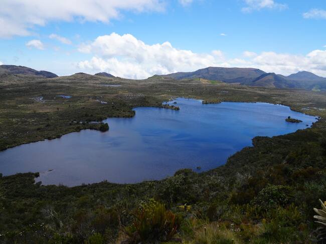 La laguna Verde, ubicada en lo más alto de Tausa, es la encargada de que parte de la población del norte de Bogotá tenga agua. Allí nace el río que más surte al embalse del Neusa