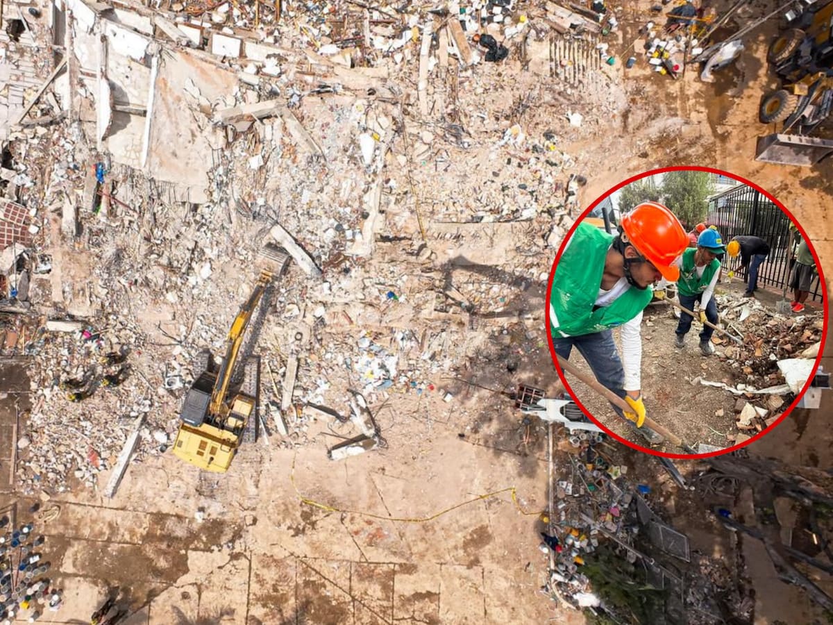 Más de 30 mil toneladas de escombros se han recogido en Cali tras el terremoto