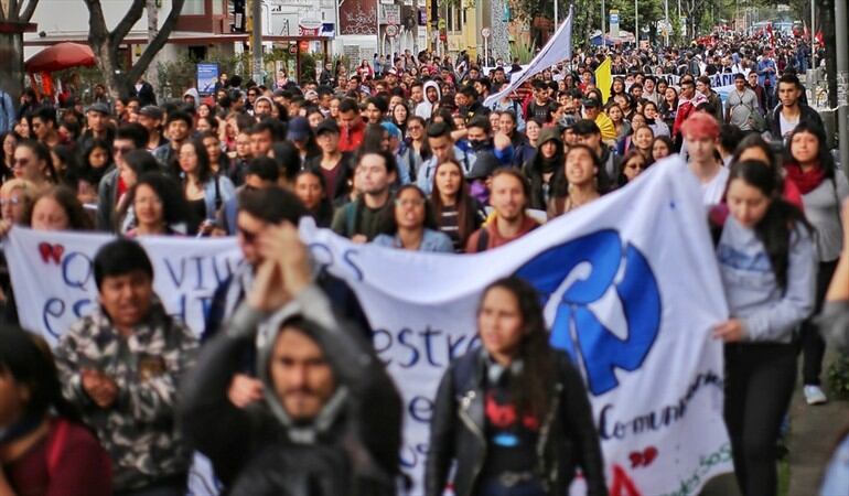 ¿Cómo se puede garantizar el desarrollo normal de las marchas que se realizarán durante el paro nacional?. Foto: Colprensa