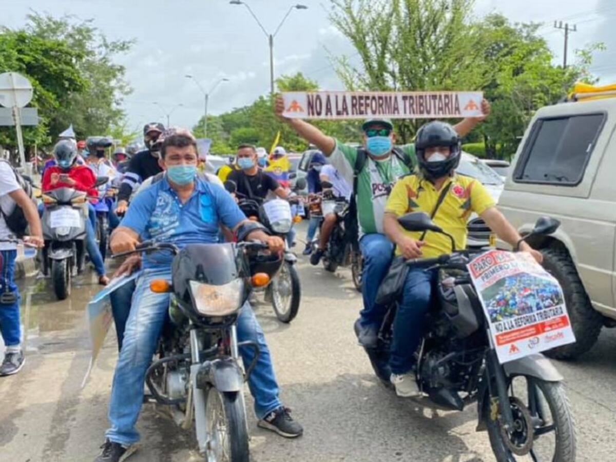 En total tranquilidad transcurrió la jornada de protesta social en Montería