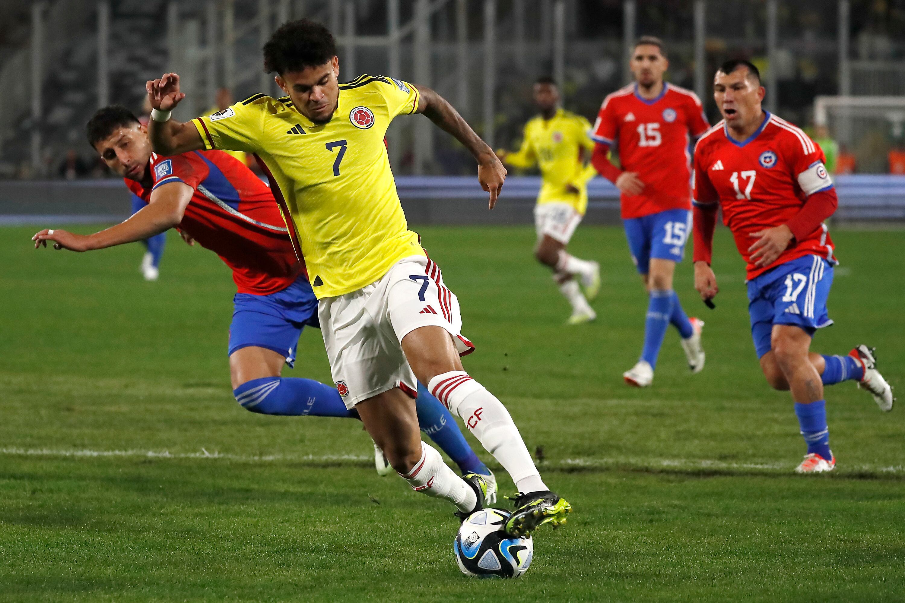 Colombia vs Chile (Photo by Marcelo Hernandez/Getty Images)