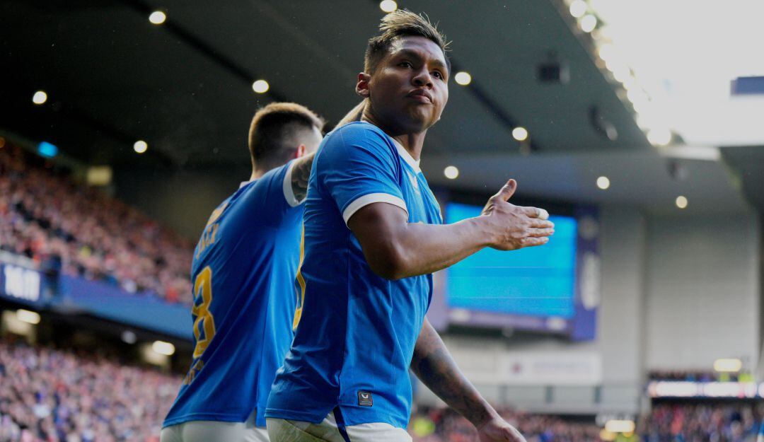 Alfredo Morelos completó 12 goles en la presente temporada.