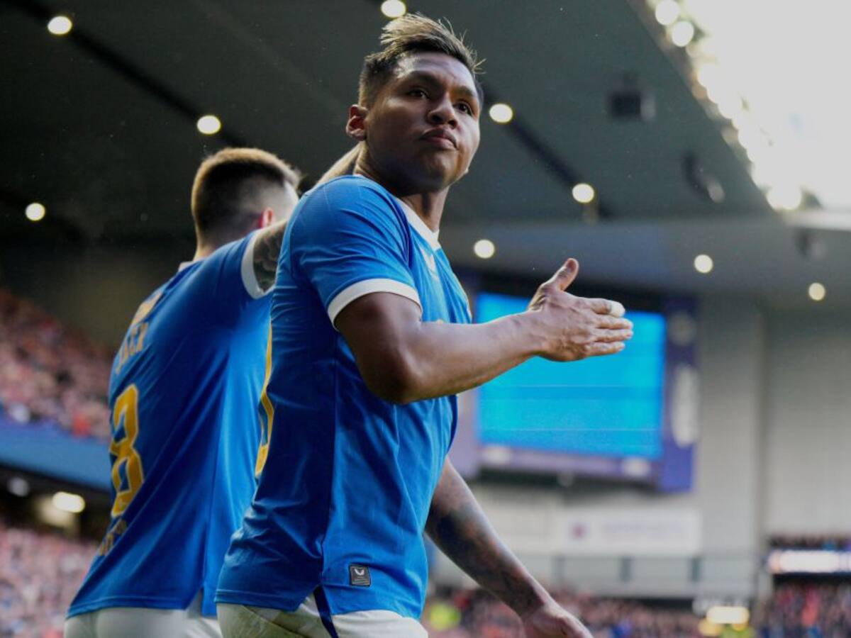 Doblete de Alfredo Morelos en goleada del Rangers