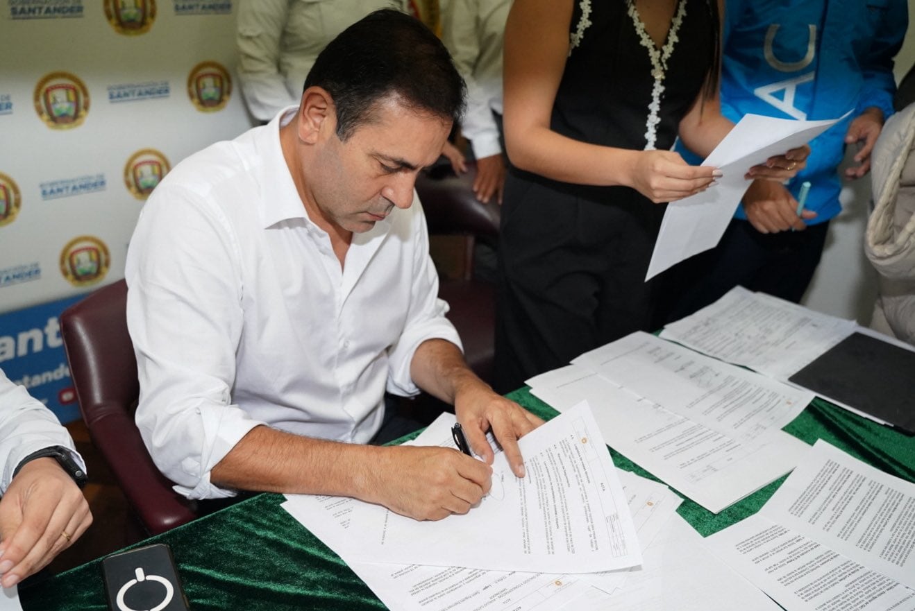Estos son los acuerdos que permitieron levantar el paro campesino en Santander. Foto: Gobernación de Santander.