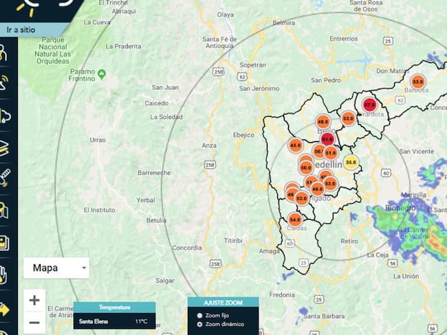 48 horas con mala calidad del aire en Medellín y Valle de Aburrá