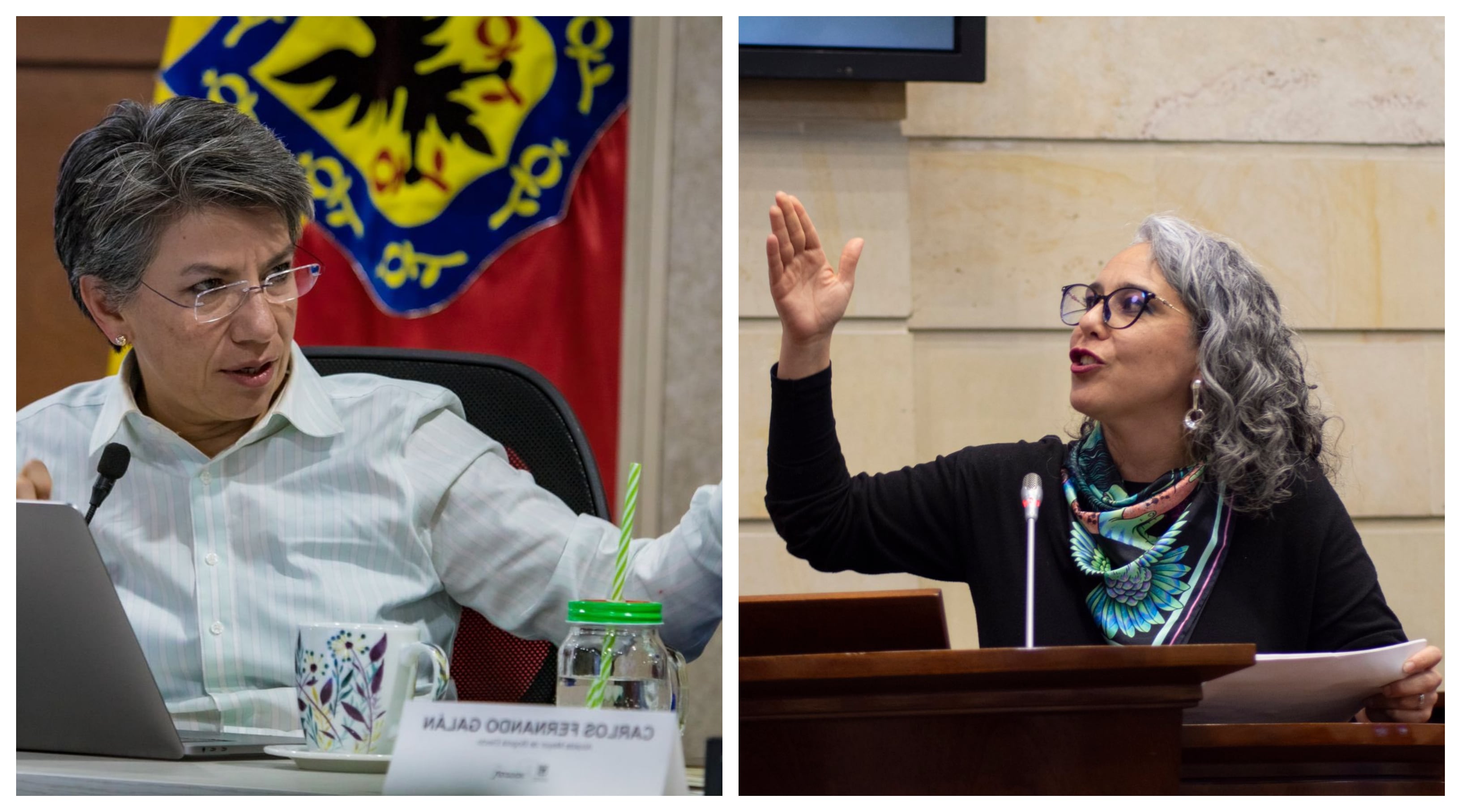 Disputa entre alcaldesa Claudia López y senadora María José Pizarro por cable aéreo en Bogotá