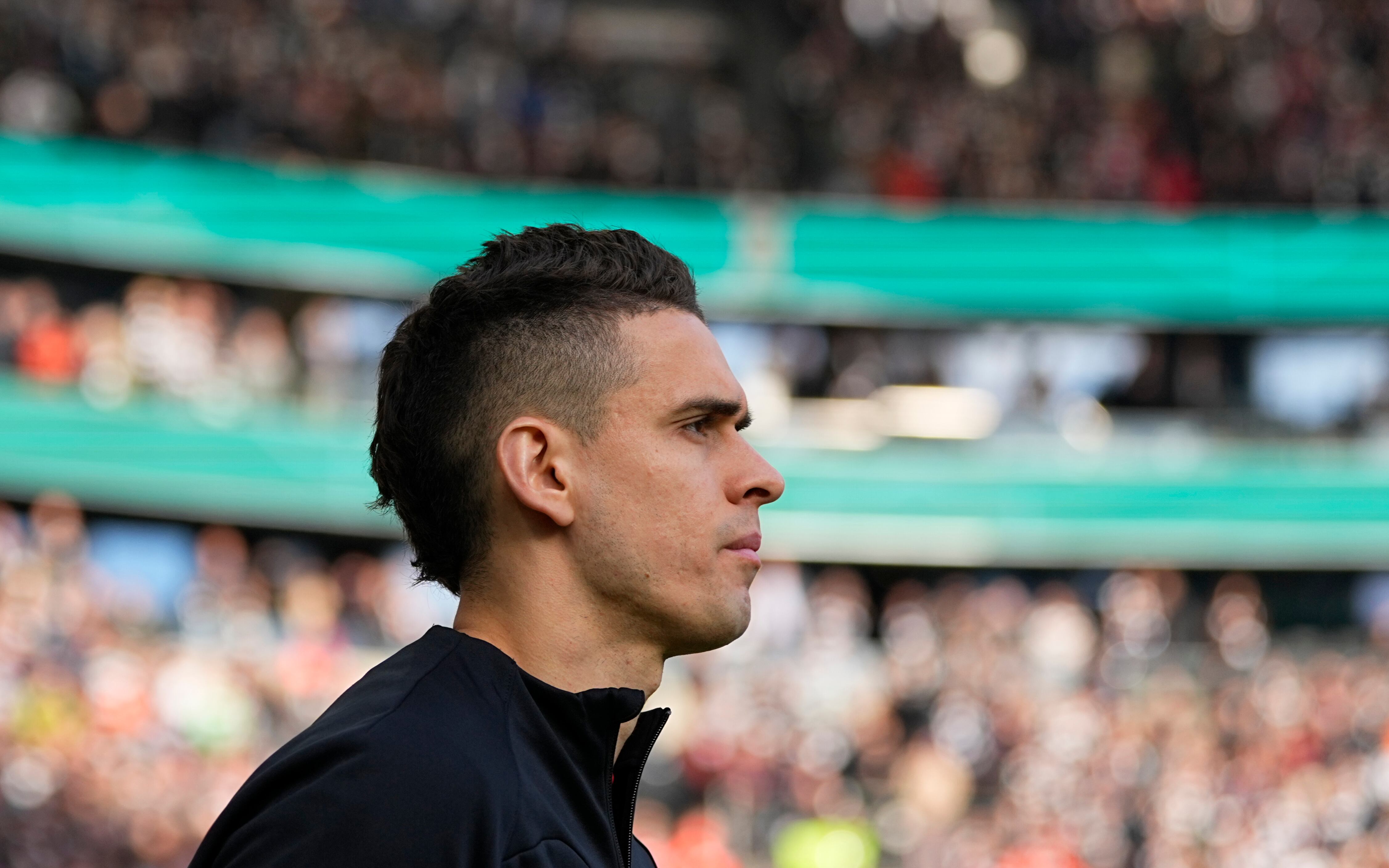 Rafael Santos Borré, delantero colombiano del Eintracht Franfurtk. (Photo by Ulrik Pedersen/DeFodi Images via Getty Images)