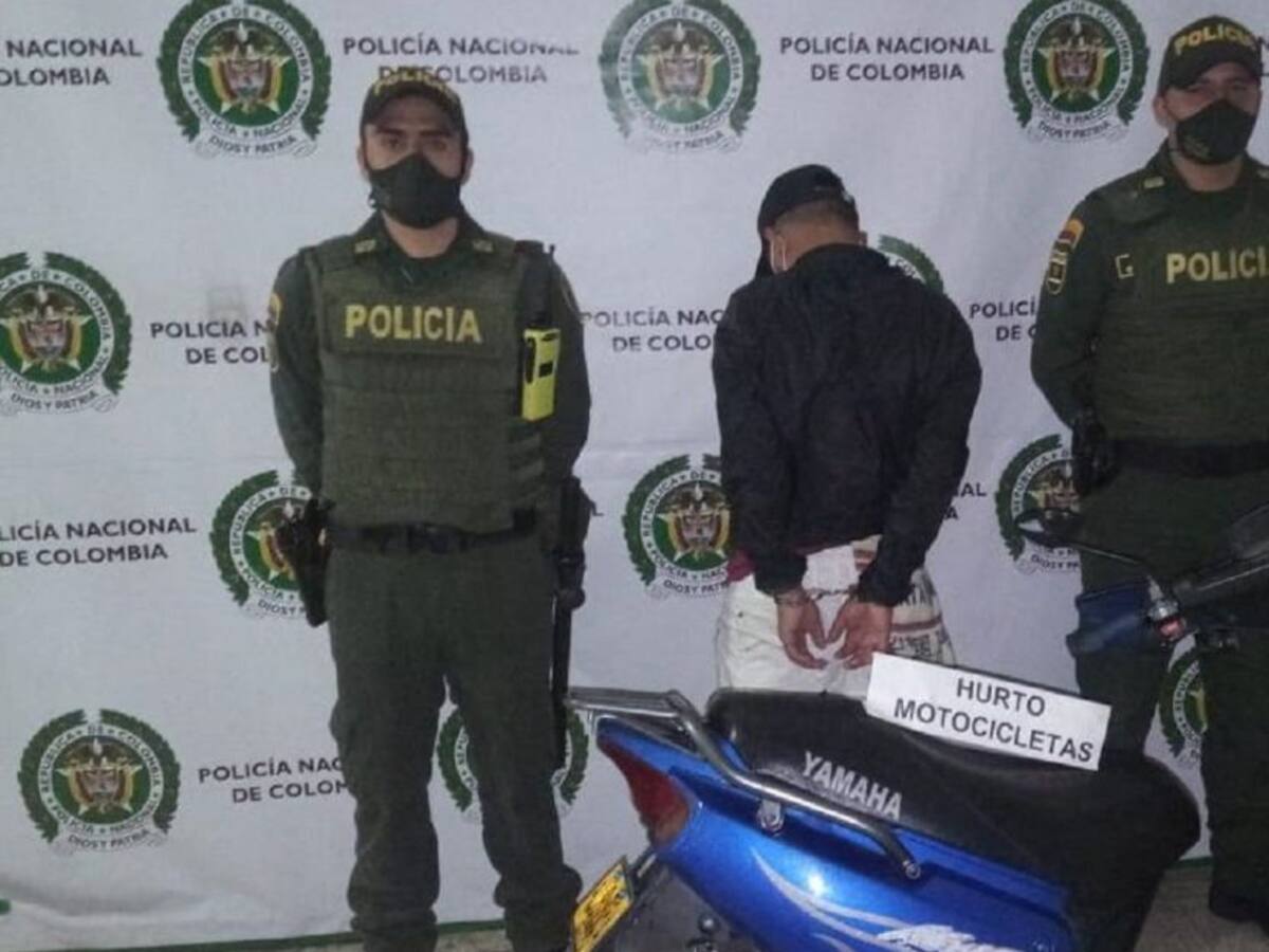 Detenido por hurtar una moto en el centro de Manizales