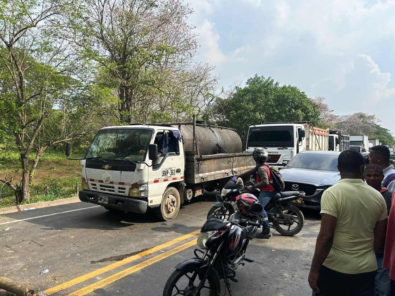 Protestas en Santa Catalina se mantienen por falta del servicio de energía