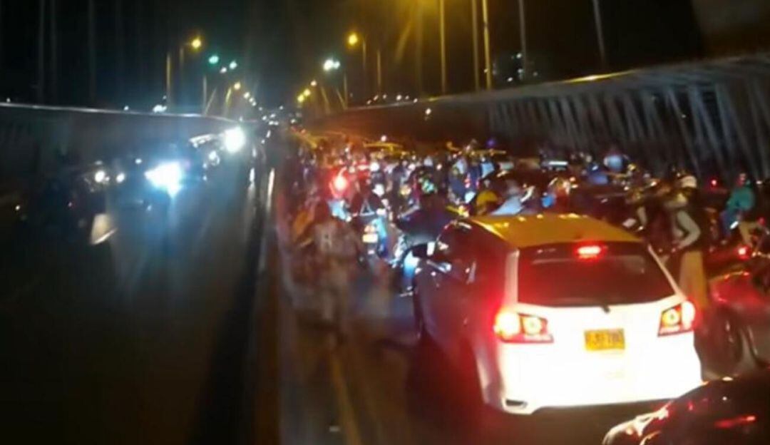 Protesta conductores informales