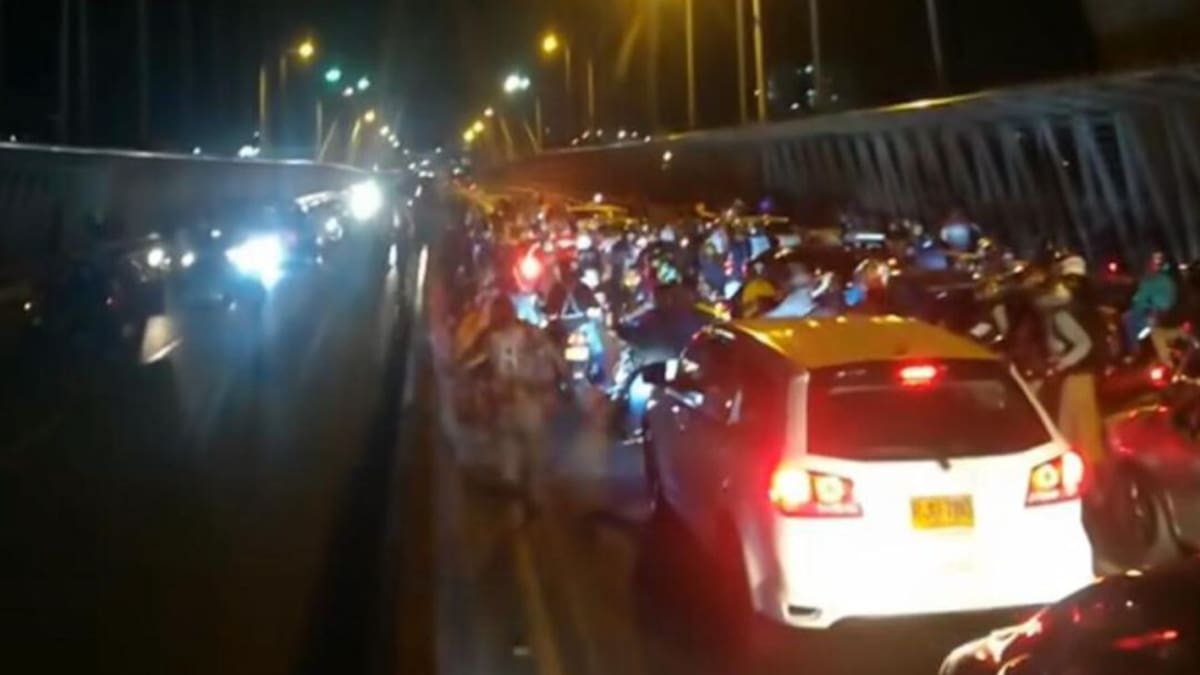 Conductores informales protestaron en vías de Pereira y Dosquebradas