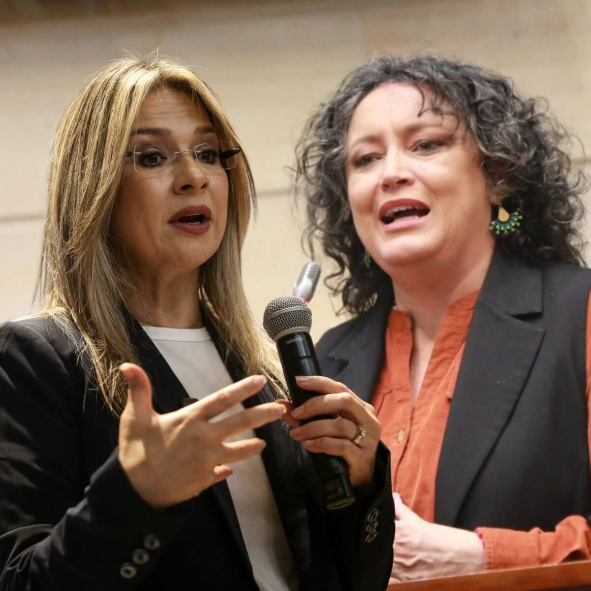 Duro choque entre Vicky Dávila y Angélica Lozano tras archivo de investigación a Claudia López