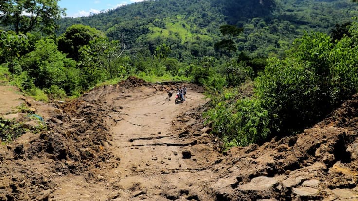 Permanece cerrada vía Bucaramanga - San Vicente de Chucurí