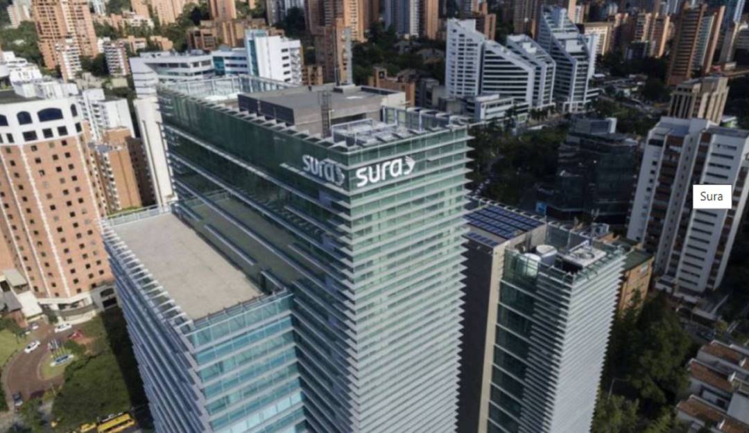 Edificio de Sura en Medellín. Foto: Cortesía.