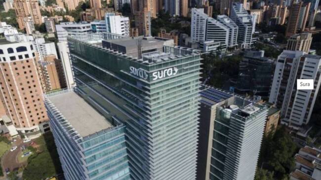 Edificio de Sura en Medellín. Foto: Cortesía.