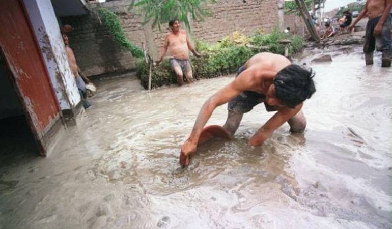 Las lluvias se intensifican al sur del departamento. 