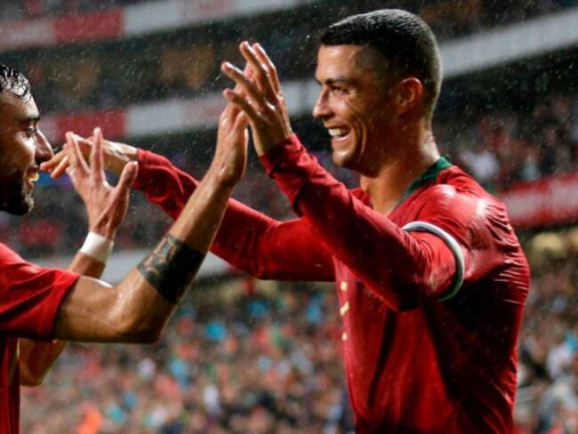 Cristiano Ronaldo completó 150 partidos con Portugal en goleada a Argelia