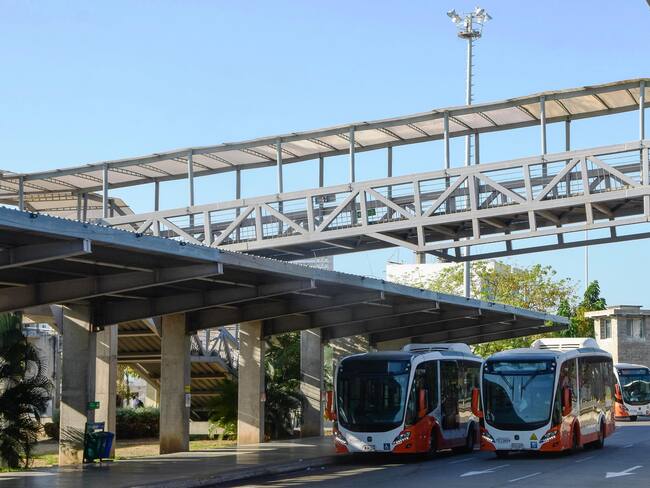 TransCaribe hace un llamado urgente a sus usuarios, a cuidar su vida e integridad en el Patio Portal